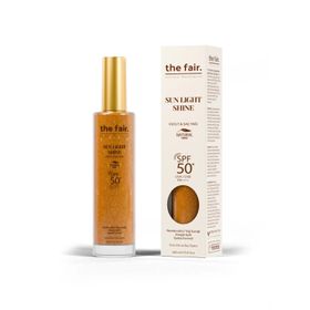 The Fair Sun Light Shine SPF50 PA Parıltılı Güneş Koruyucu 100 ml Vücut ve Saç Yağı