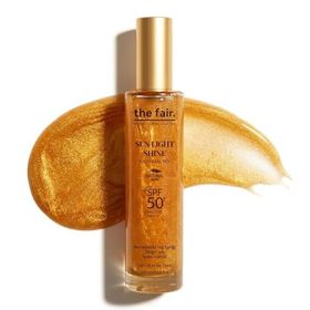 The Fair Sun Light Shine SPF50 PA Parıltılı Güneş Koruyucu 100 ml Vücut ve Saç Yağı