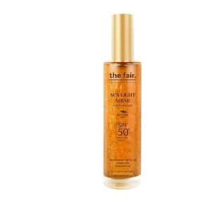 The Fair Sun Light Shine SPF50 PA Parıltılı Güneş Koruyucu 100 ml Vücut ve Saç Yağı
