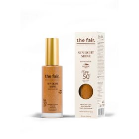 The Fair Sun Light Shine SPF50 PA Parıltılı Güneş Koruyucu 30 ml Vücut ve Saç Yağı