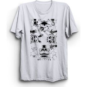 The Fame 5Naf Fnaf BLCK Beyaz Kadın T-shirt