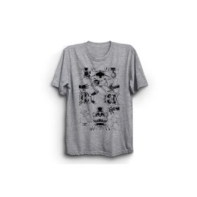 The Fame 5Naf Fnaf BLCK Gri Kadın T-shirt
