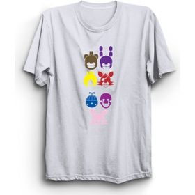The Fame 5Naf Fnaf Vector Oyun Game Beyaz Kadın T-shirt