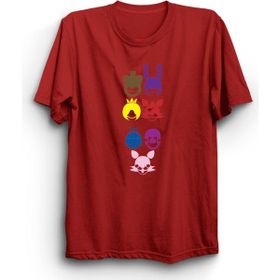 The Fame 5Naf Fnaf Vector Oyun Game Kırmızı Kadın T-shirt