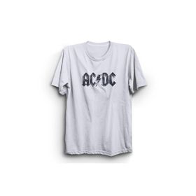 The Fame ACD Metallic Logo Rock Metal Müzik Grubu Beyaz Kadın T-shirt