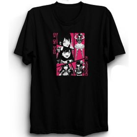The Fame Ai Hoshino Oshi No Ko Collage Anime Siyah Kadın T-shirt