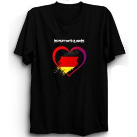 The Fame Almanya Germany Deutschland Siyah Kadın T-shirt