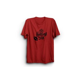 The Fame Amerikan Futbolu Its Football Yall Kırmızı Kadın T-shirt