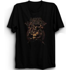 The Fame Amon Amarth Viking Attack Rock Metal Müzik Grubu Siyah Kadın T-shirt