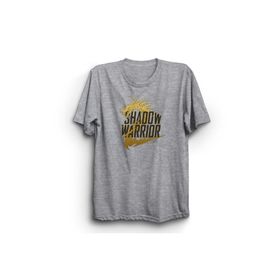 The Fame An action-Packed First-Person Shooter Game Shadow Gri Kadın T-shirt