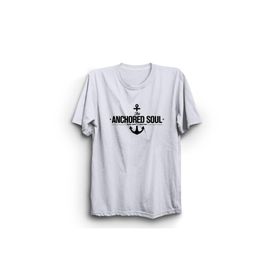 The Fame Anchored Soul Çapa Gemi Gemici Bahriye Ship Captain Kaptan Beyaz Kadın T-shirt