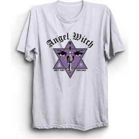 The Fame Angel Witch Dont Turn Your Back Rock Metal Müzik Grubu Beyaz Kadın T-shirt