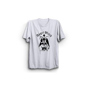 The Fame Angel Witch Rock Metal Müzik Grubu Beyaz Kadın T-shirt