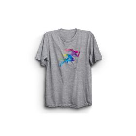 The Fame Atletizm Atlet Spor Athletics Athlete Atletika Koşu Running Gri Kadın T-shirt