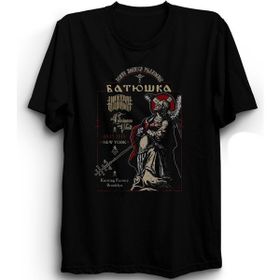 The Fame Batushka New York Rock Metal Müzik Grubu Siyah Kadın T-shirt
