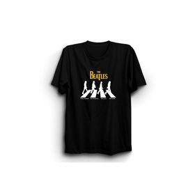 The Fame Beatls Abbey Road Rock Metal Grup Siyah Kadın T-shirt