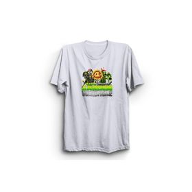 The Fame Bitkiler ve Zombiler Garden Oyun Game Beyaz Kadın T-shirt