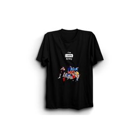 The Fame BTS Army K-Pop Kore Grup Siyah Kadın T-shirt