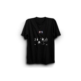 The Fame BTS K-Pop Kore Grup Siyah Kadın T-shirt