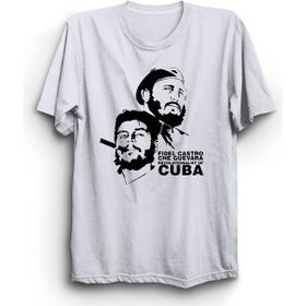 The Fame Che Guevara Fidel Castro Revolutionalist Of Cuba Küba Beyaz Kadın T-shirt