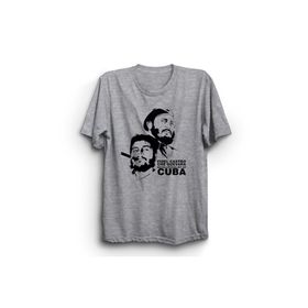 The Fame Che Guevara Fidel Castro Revolutionalist Of Cuba Küba Gri Kadın T-shirt