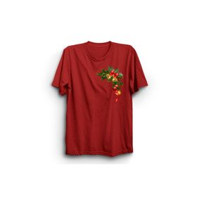 The Fame Christmas Tree Ornament Noel Ağacı Yeni Yıl Yılbaşı Kırmızı Kadın T-shirt
