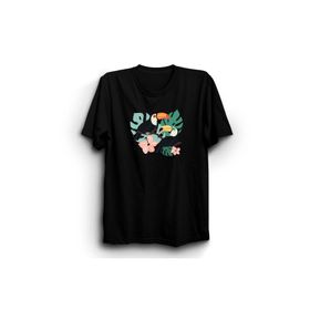 The Fame Çift Tukan Toucan Luck Şans Kuş Birds Toucan Partners Siyah Kadın T-shirt