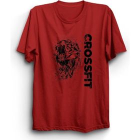 The Fame Crossfit Gym Spor Sporcu Kırmızı Kadın T-shirt