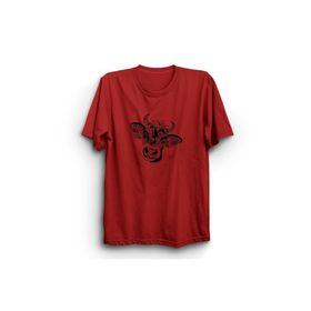 The Fame Cute Cow Sevimli İnek Kırmızı Kadın T-shirt