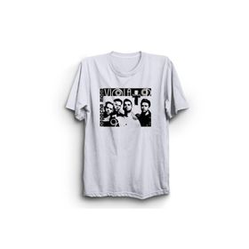 The Fame D Mode Rock Metal Müzik Grubu Beyaz Kadın T-shirt