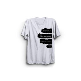 The Fame Dragons Birds Everything İs Temporary Everything Will Slide Rock Metal Beyaz Kadın T-shirt