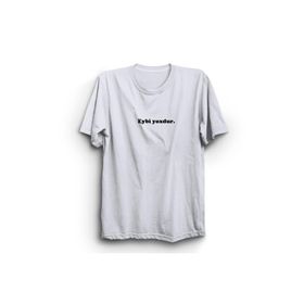The Fame Eybi Yoxdur Boşver Azerbaycan Slogan Beyaz Kadın T-shirt