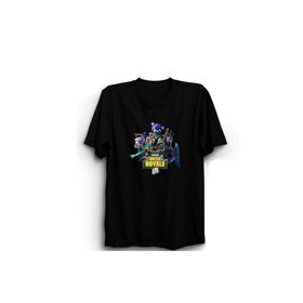 The Fame F Royale Game Siyah Kadın T-shirt