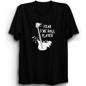 The Fame Fear The Bass Player Basçıdan Kork Bas Gitar Bass Guitar Müzik Music Siyah Kadın T-shirt