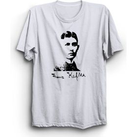 The Fame Franz Kafka Yazar Beyaz Kadın T-shirt