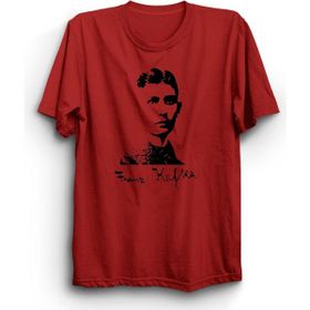 The Fame Franz Kafka Yazar Kırmızı Kadın T-shirt
