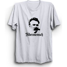 The Fame Friedrich Nietzsche Ubermensch Filozof Beyaz Kadın T-shirt