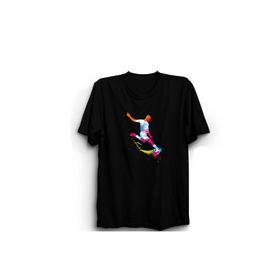 The Fame Futbol Futbolcu Spor Football Footballer Siyah Kadın T-shirt