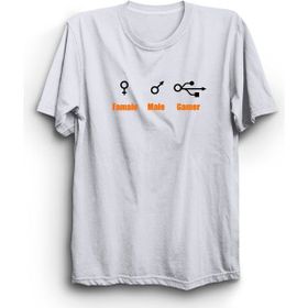 The Fame Gamer Oyun Game Konsol Oyuncu Beyaz Kadın T-shirt