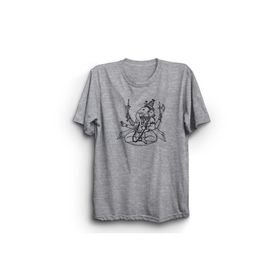 The Fame Ganeşa Şiva Ganesha Shiva Hanuman Hinduizm Hint Gri Kadın T-shirt