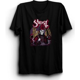 The Fame Ghost Papa Rock Metal Grup Siyah Kadın T-shirt