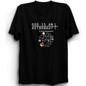 The Fame God Astronaut GIAA 10 Year Anniversary Rock Metal Müzik Siyah Kadın T-shirt