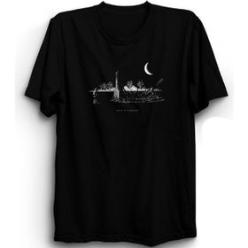 The Fame God Is An Astronaut GIAA Moon Rock Metal Müzik Siyah Kadın T-shirt