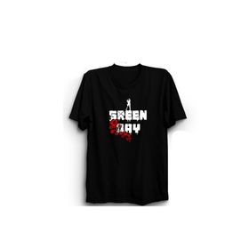 The Fame Green Day Hug Rock Metal Grup Siyah Kadın T-shirt