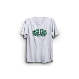 The Fame Green Logo Rock Metal Müzik Grubu Beyaz Kadın T-shirt