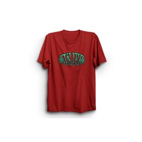 The Fame Green Logo Rock Metal Müzik Grubu Kırmızı Kadın T-shirt