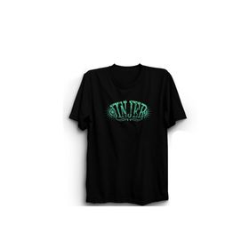 The Fame Green Logo Rock Metal Müzik Grubu Siyah Kadın T-shirt