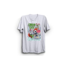 The Fame Green Revolution Day Rock Metal Grubu Beyaz %100 Pamuk Kadın T-shirt