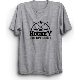 The Fame Hockey Hokey Spor Gri Kadın T-shirt