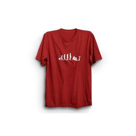 The Fame Hookah Evrim Evolution Kırmızı Kadın T-shirt